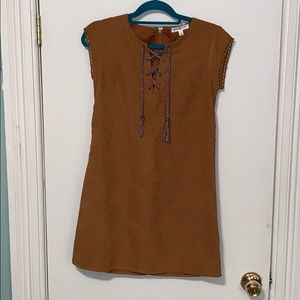 Faux suede Dress